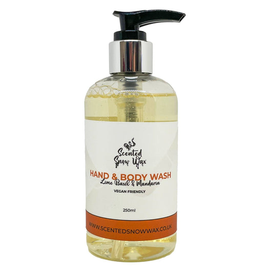 ScentedSnowWax 250ml Bottle Lime Basil Mandarin Hand & Body Wash